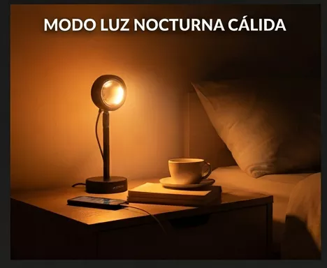 Lámpara de Atmósfera de Atardecer